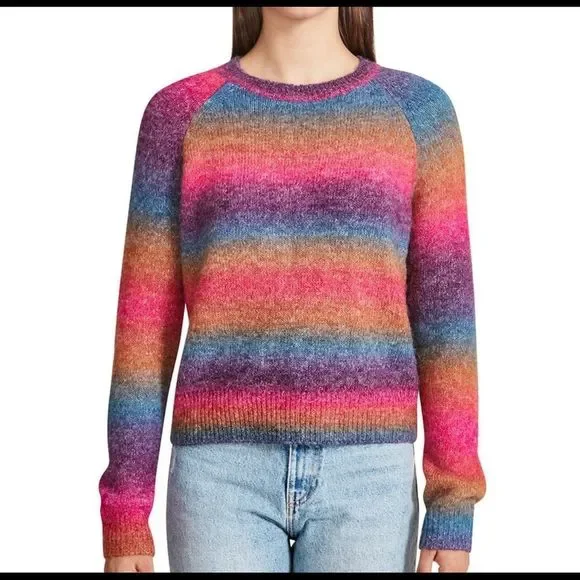 BB Dakota by Steve Madden Ombre Sweater  Pink  Women's Sz  XXL NWT MSPR $89 - Picture 4 of 10